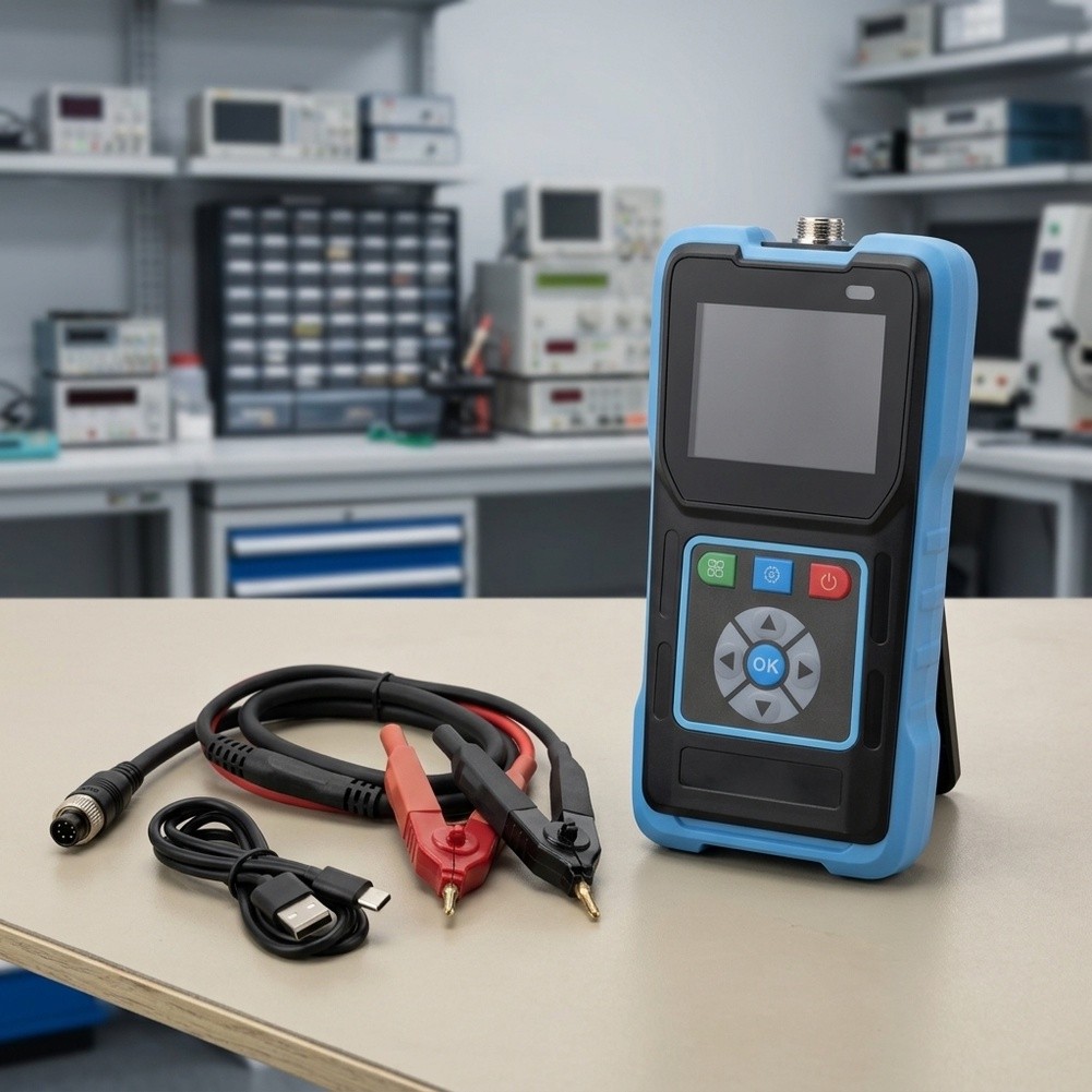 Battery Internal Resistance Tester Four Wire - BT02, Batarya İç Direnç Test Cihazı,