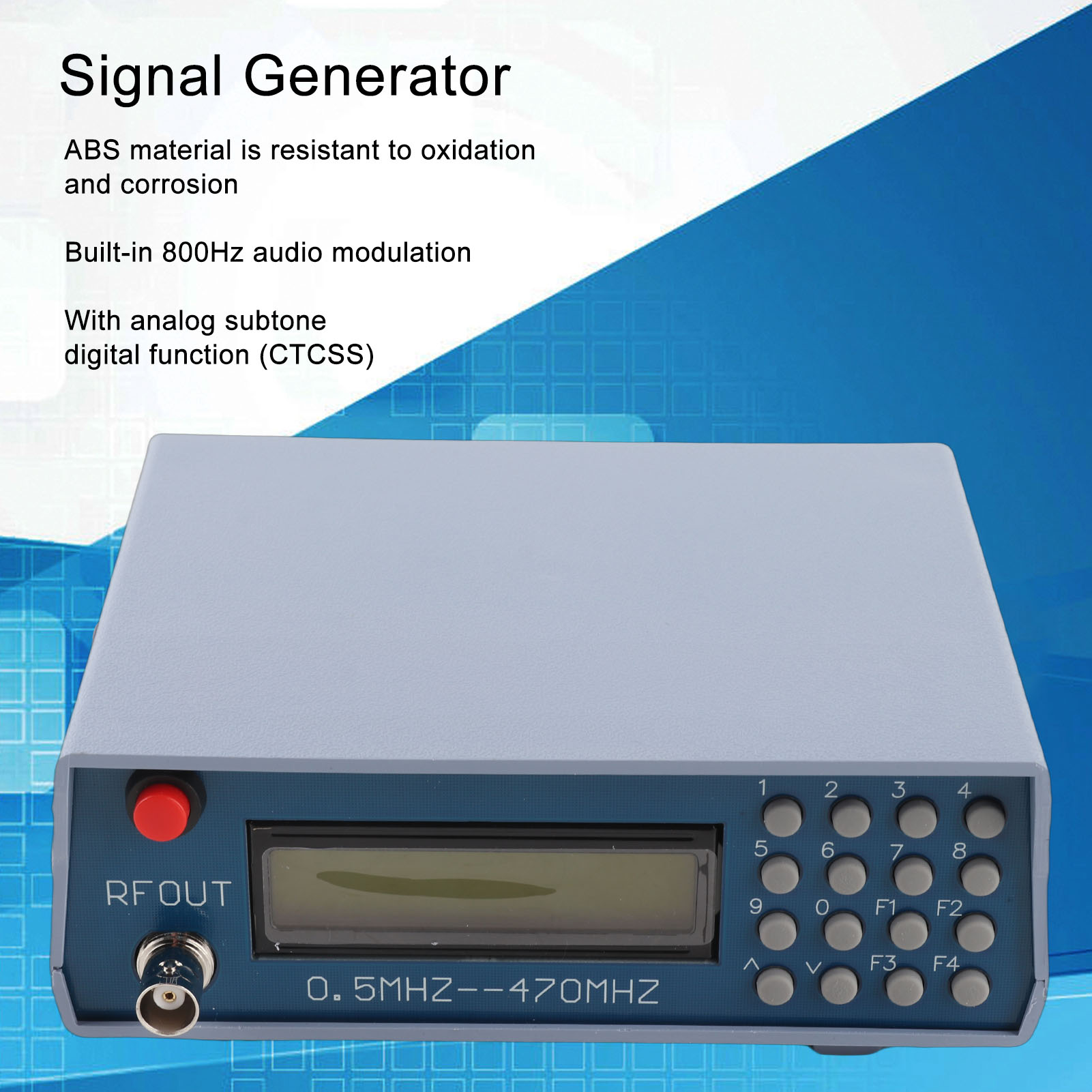 RF Sinyal Jeneratörü Ses Modül - Rf Signal Generator 0.5Mhz To 470Mhz incelemesi ve fiyatı