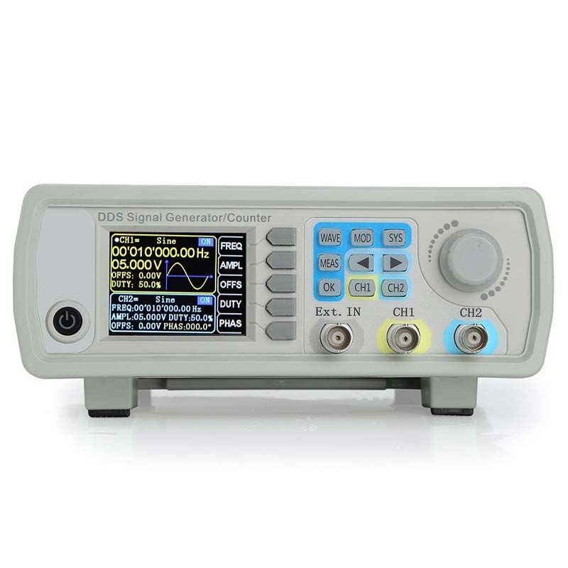 Çift Kanallı DDS Sinyal Üretic - Dual Channel Arbitrary Waveform Function Generator 60Mhz incelemesi ve fiyatı